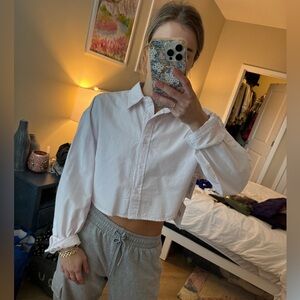 Sunday Best Poppy Poplin Shirt (Pink Striped)